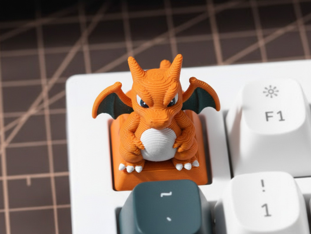 Крутая клавиатурная клавиша Charizard Pokemon 3D печатью MX Switch для 3D принтера