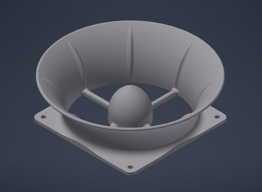 3D Модель Velocity Stack для вентилятора ПК 120 мм для 3D принтера