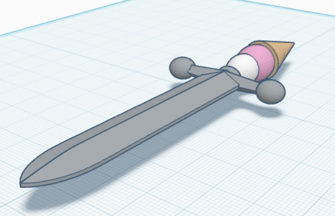 Холодное оружие сладкоежек! Ice Cream Sword — открывашка мечты для 3D принтера