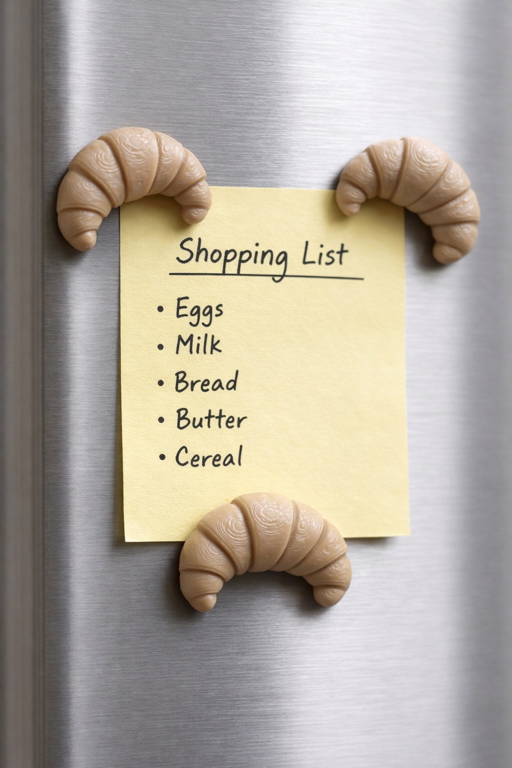 Круассан-магнит для холодильника — аппетитная 3D-модель для 3D принтера