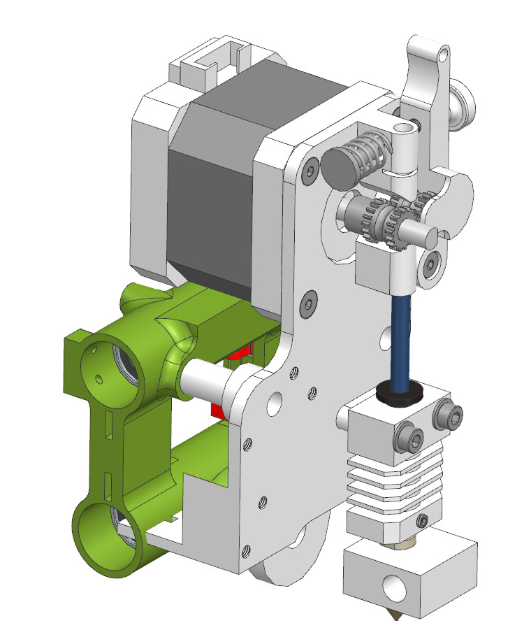 3D-модель E3NG Toolhead Base MicroSwiss - идеальное решение для принтера! для 3D принтера