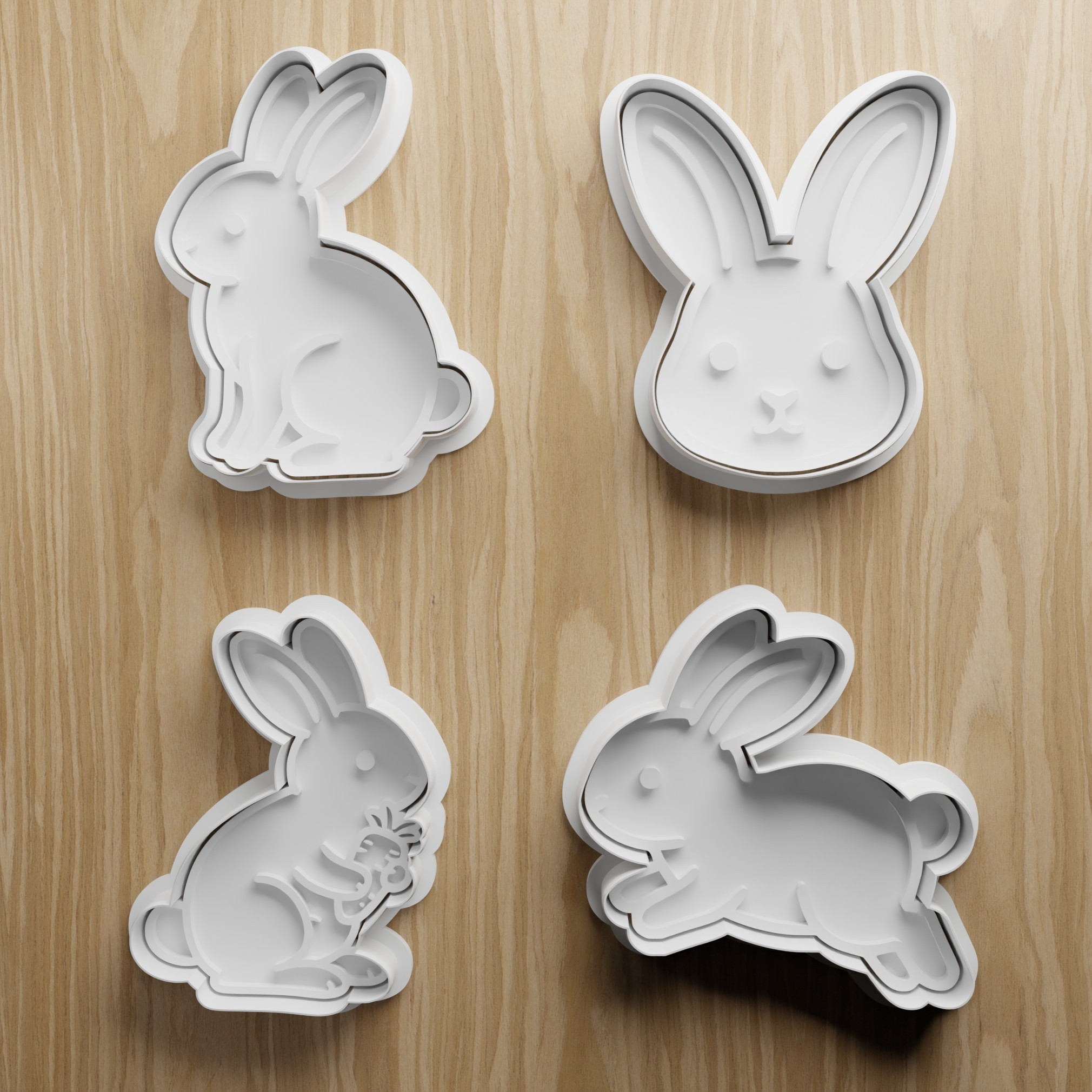 Пасхальный Зайчик! Печенье Формочки 3D-Печати для 3D принтера