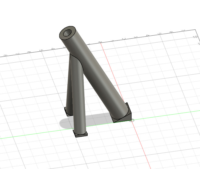 Реалистичная 3D-модель CO2 Canister Mortar v1