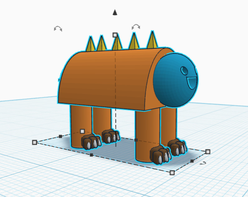 Уникальная 3D-модель фантастического животного Vesmírné zvíře для 3D принтера