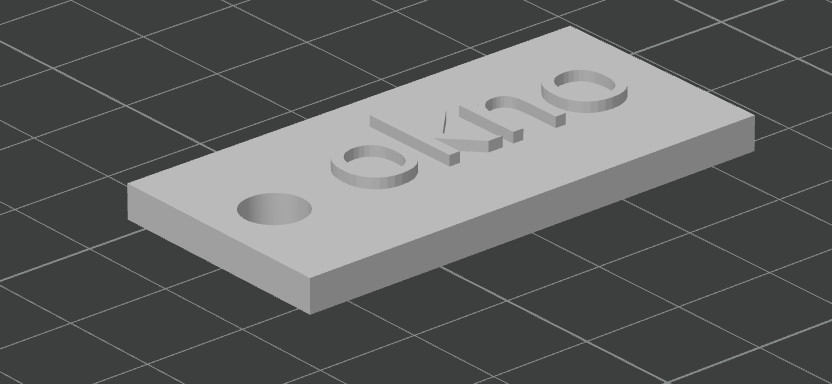Окно-брелок — стильный аксессуар ручной работы для 3D принтера