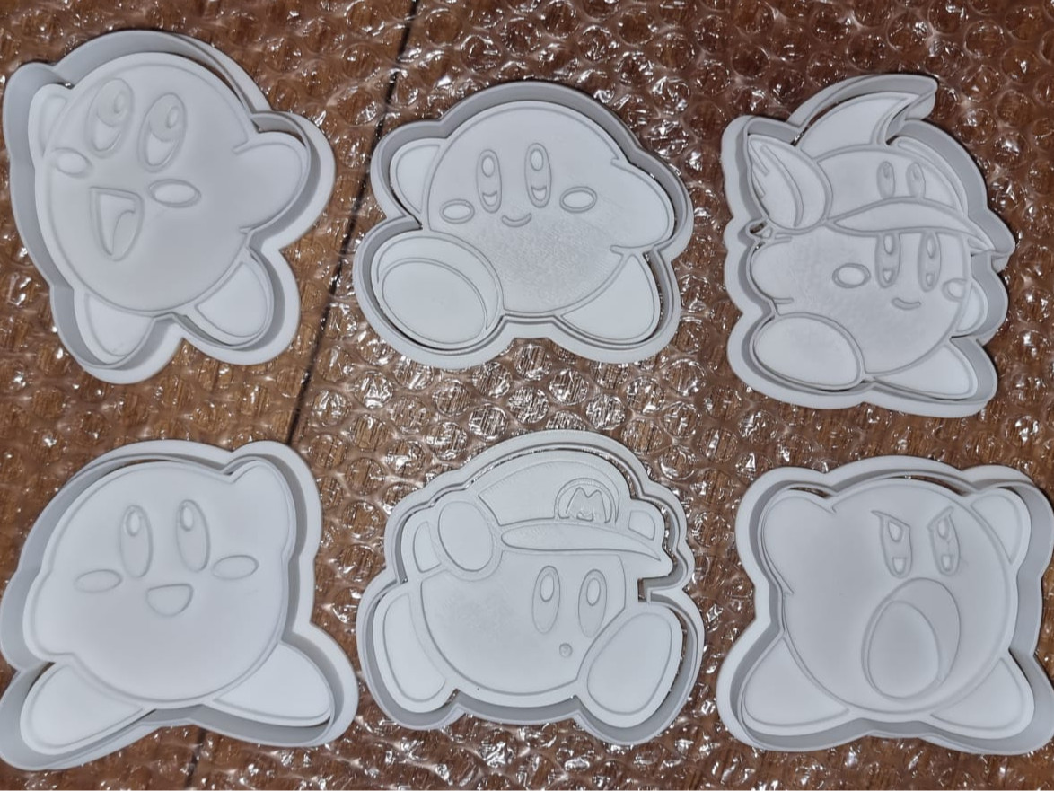 Забавный набор формочек Кирби для печенья 🍪🎥 для 3D принтера