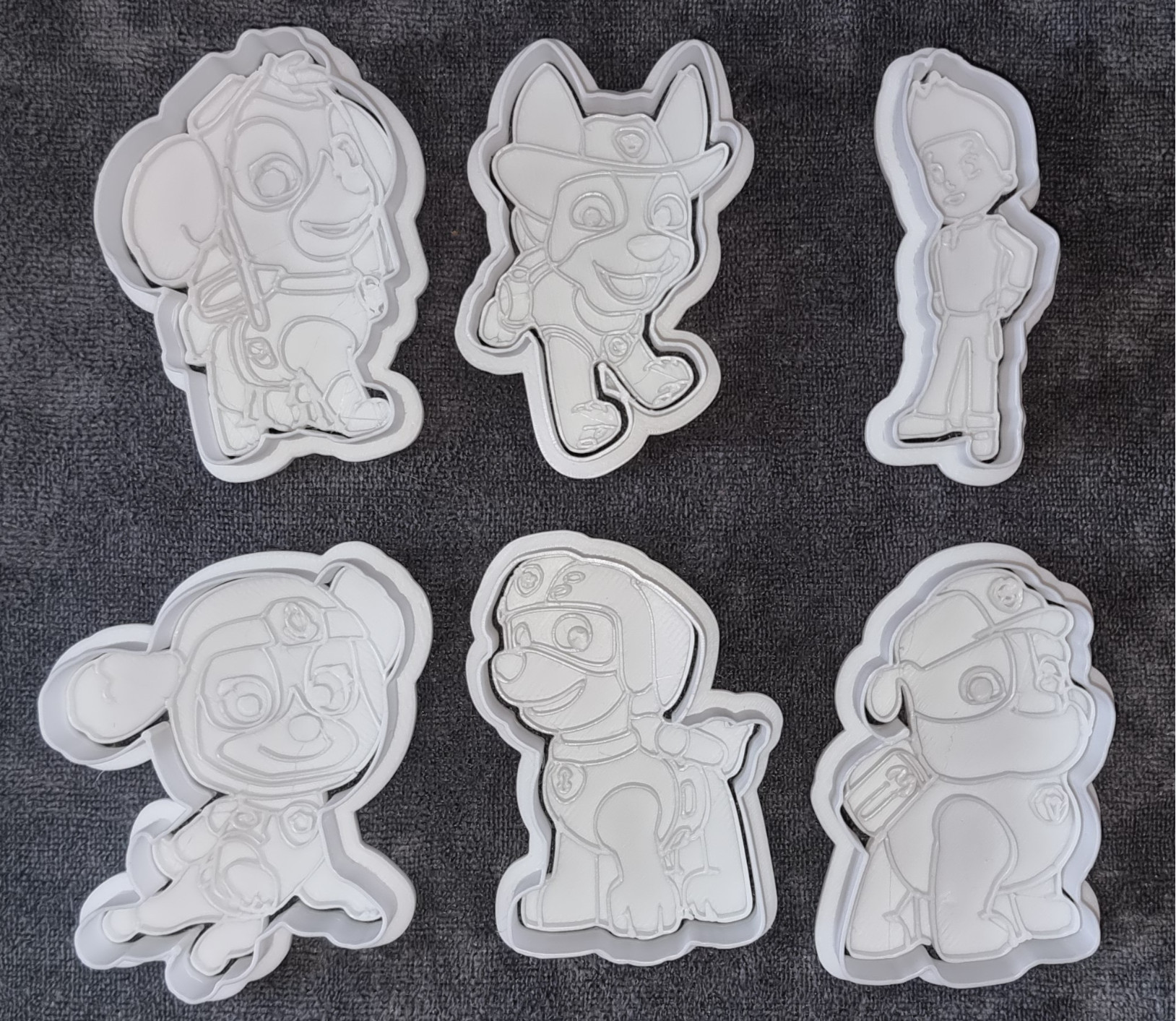 Набор формочек Paw Patrol для печенья - Скачай 3D-модель сейчас! для 3D принтера