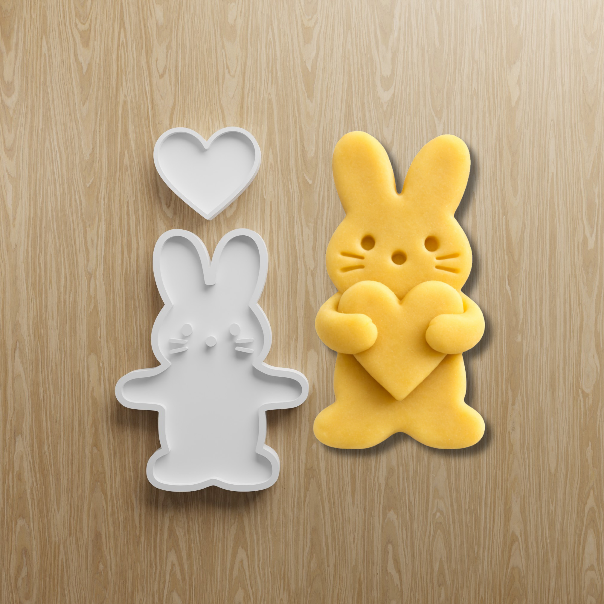 Кролик держит сердечко-кулер! ❤️ Загрузи бесплатно STL-файл сейчас для 3D принтера