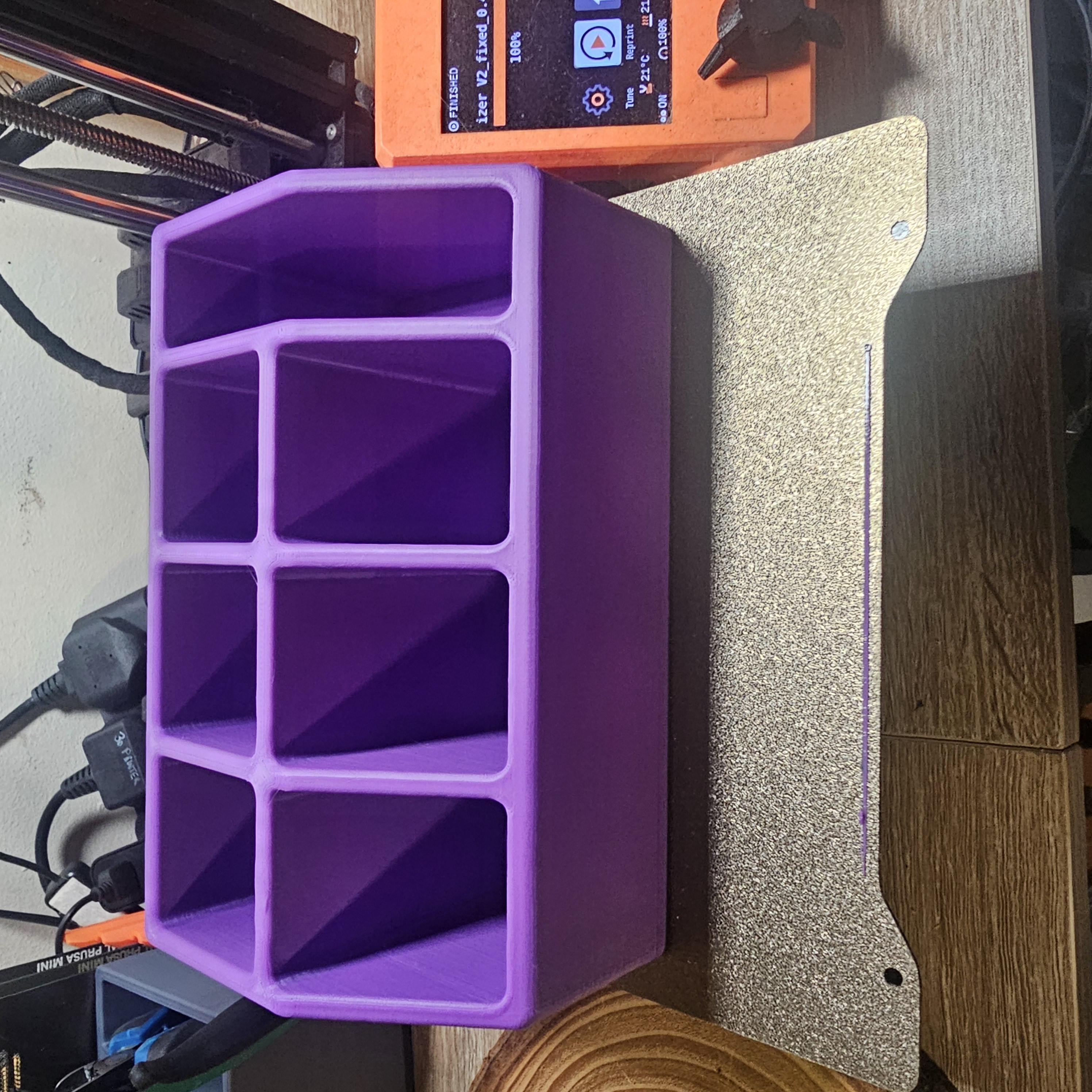 3D-модель органайзера V2 Tool organizer для принтера Prusa Mini для 3D принтера