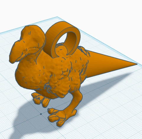 Крутой брелок-додорекс из Ark Survival Evolved! для 3D принтера