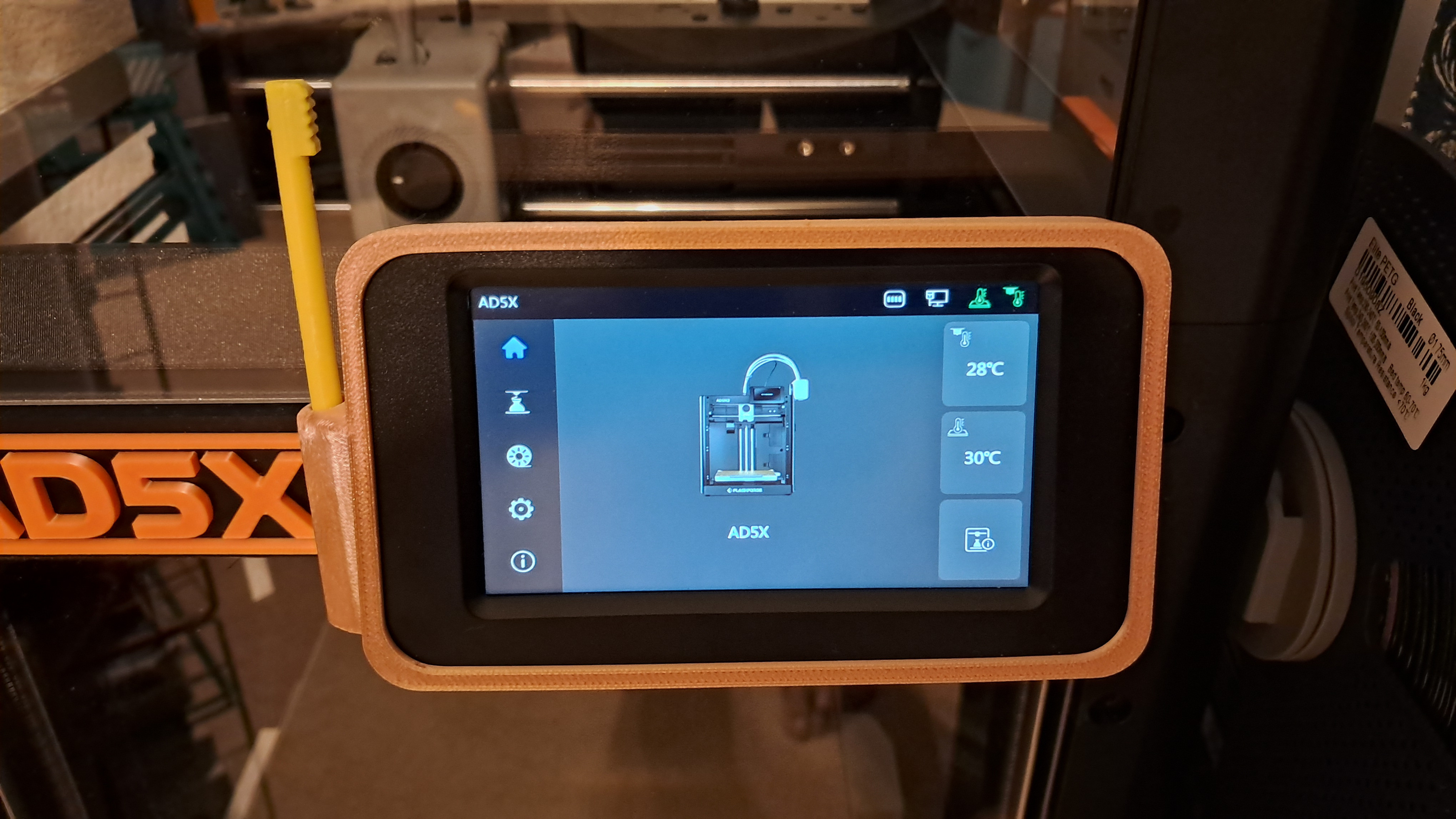 Элегантный LCD Bezel с стилусом для AD5X — стильный аксессуар вашего устройства для 3D принтера