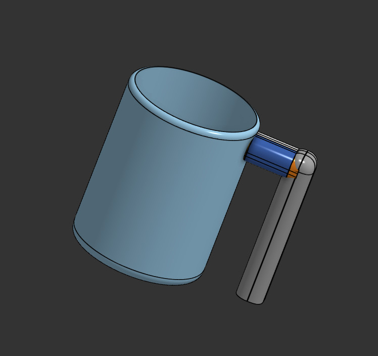 Минималистичная кружка THE MUG — идеальный тест поддержки в 3D-моделировании для 3D принтера