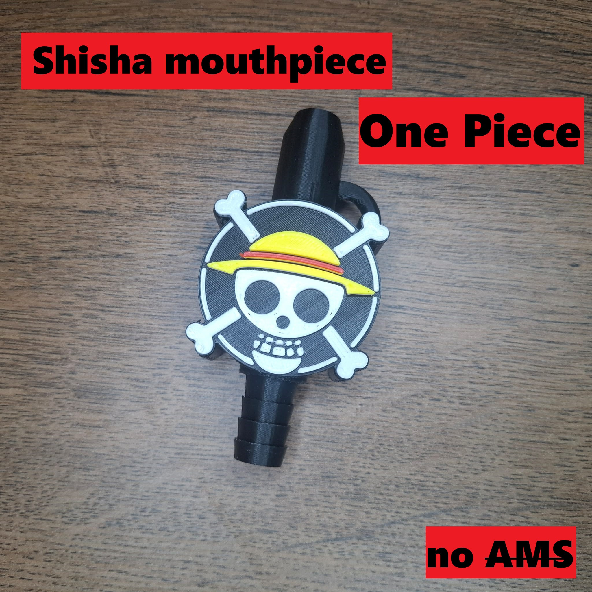 Shisha mouthpiece - One Piece (color swap) для 3D принтера