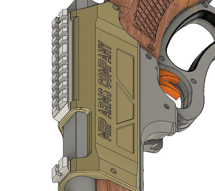 Маленькая направляющая рельса для дарт бластера стервятника для 3D принтера
