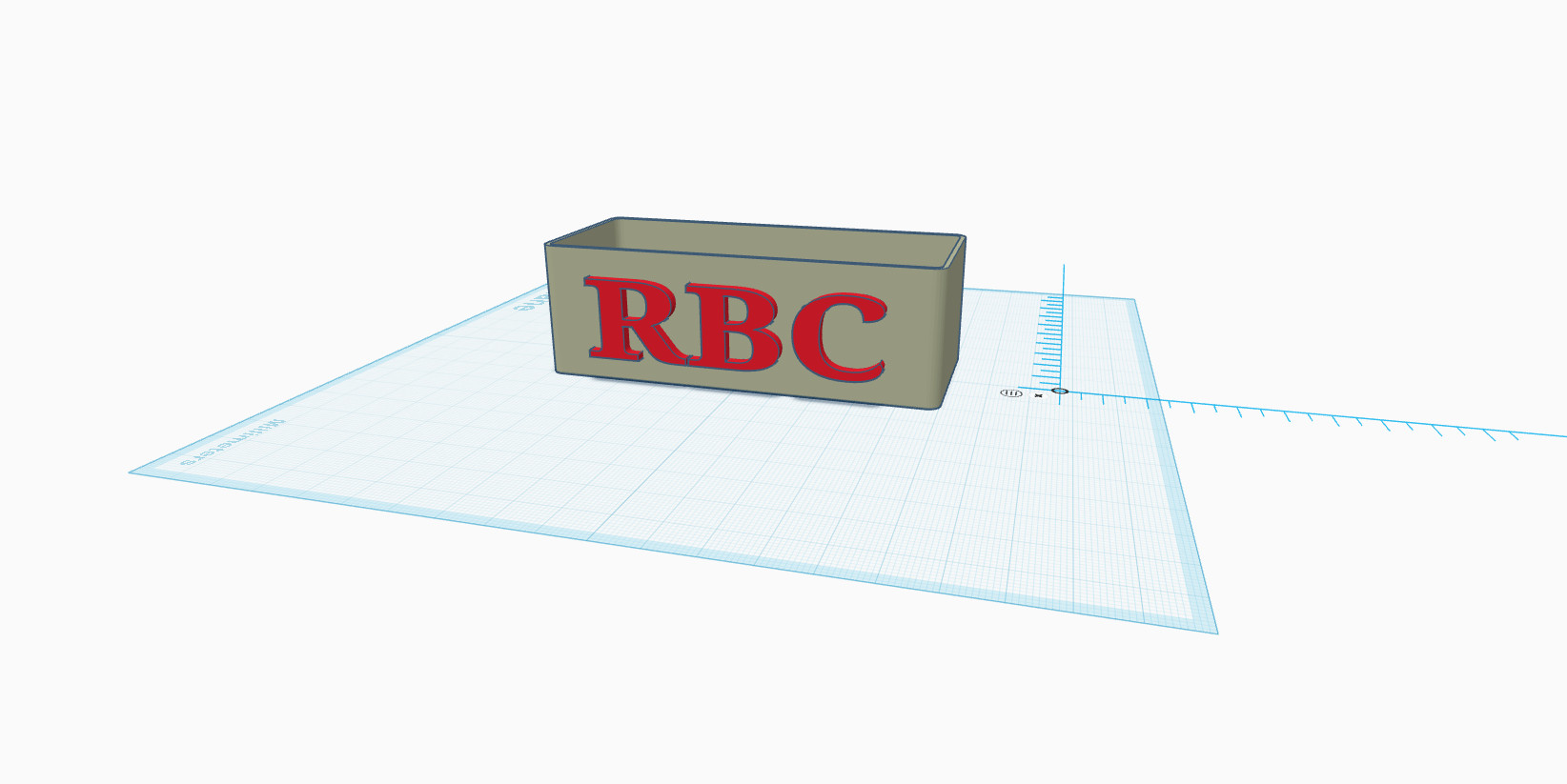Реалистичная 3D-модель Box RBC для 3D принтера