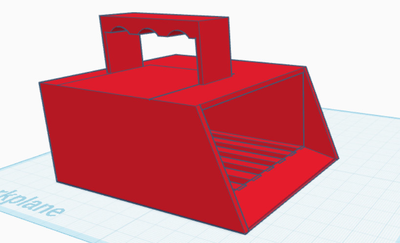Креативный гаджет — 3D модель совка для уборки собачьих экскрементов для 3D принтера