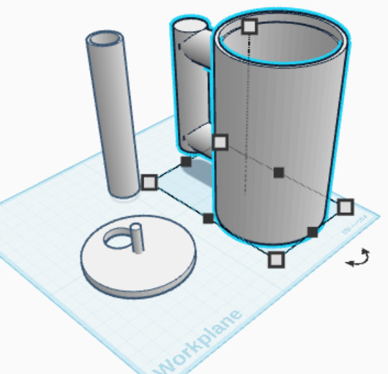 Держатель для газировки с трубочкой — стильная 3D-модель для 3D принтера