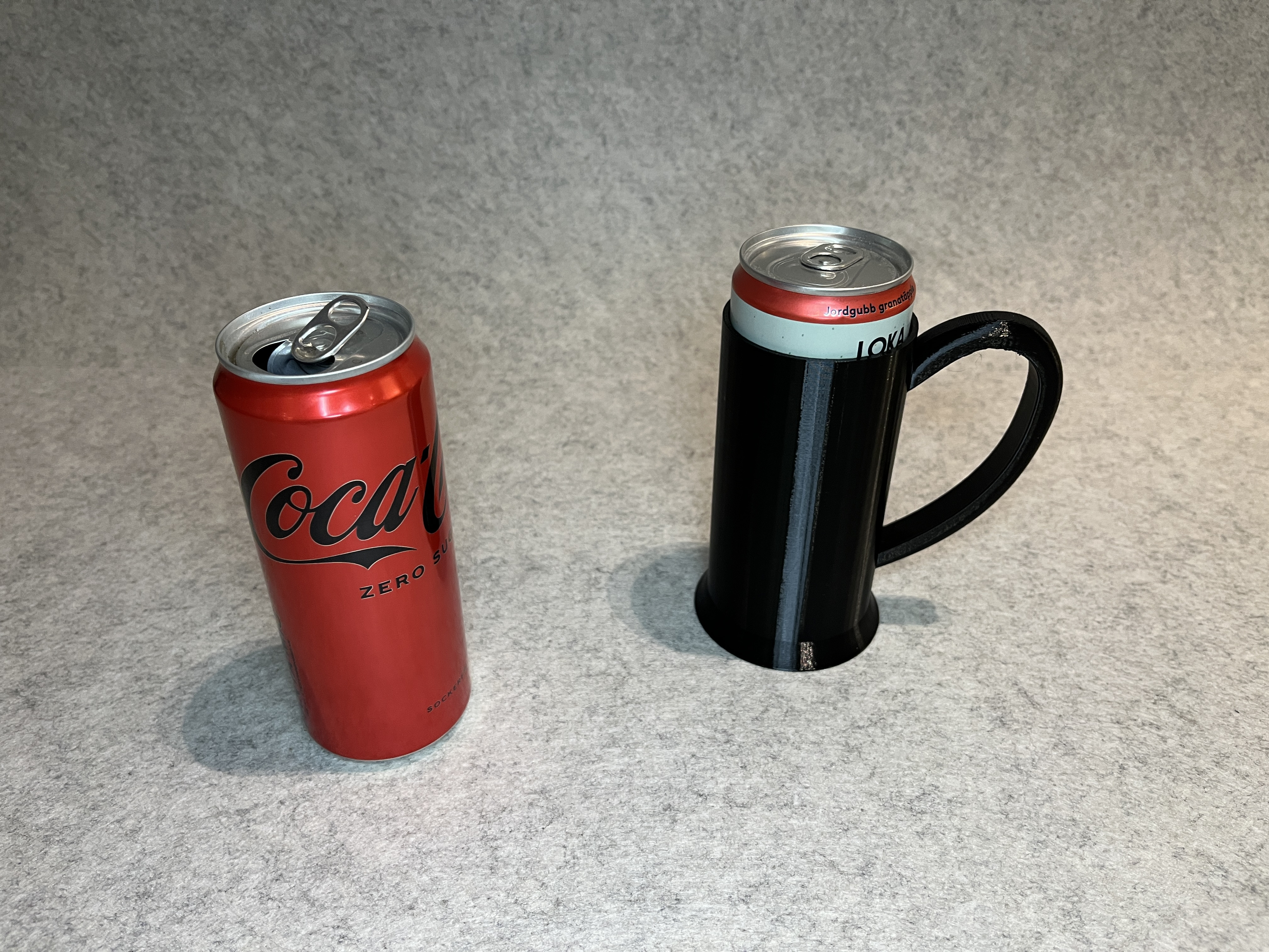 Кофейная кружка с держателем от Coca-Cola объёмом 330 мл для 3D принтера