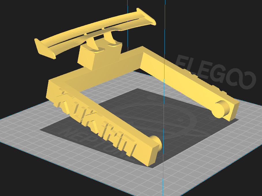 Крутой спойлер Kukurin G2 для авто — стильный тюнинг и аэродинамика для 3D принтера