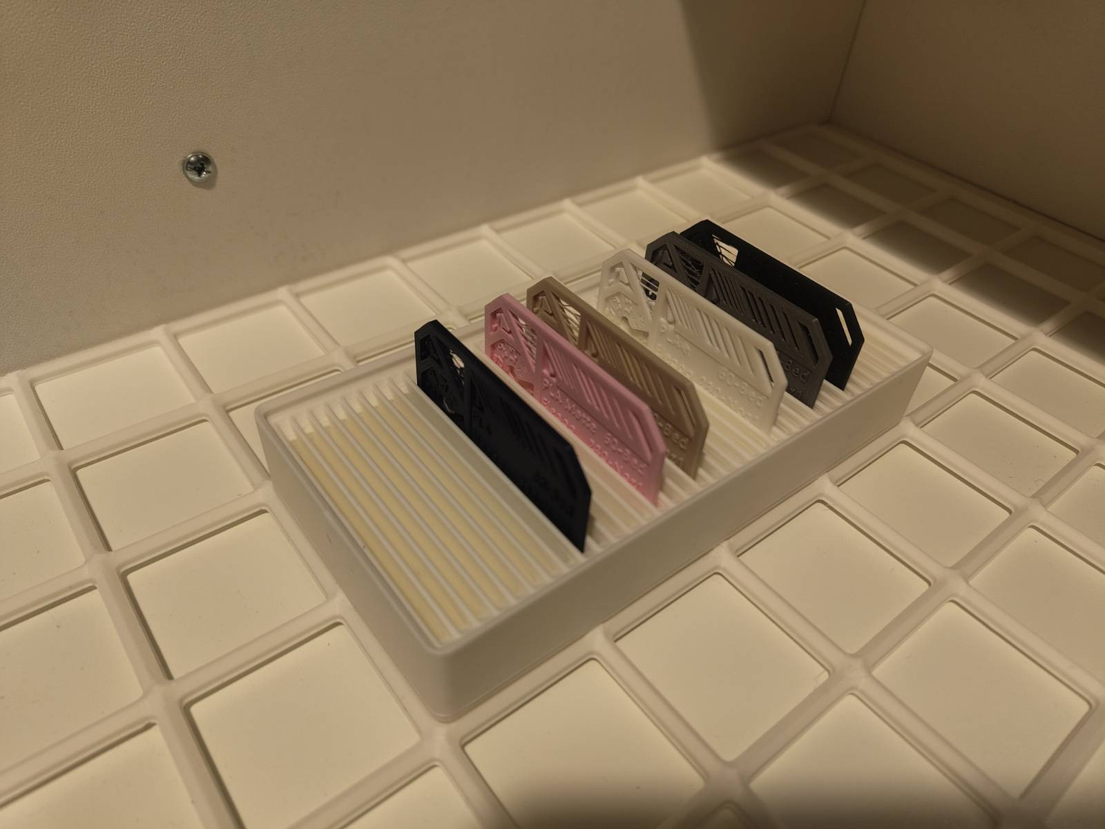 Организуй коллекцию филаментов с Gridfinity Tray ✨ для 3D принтера