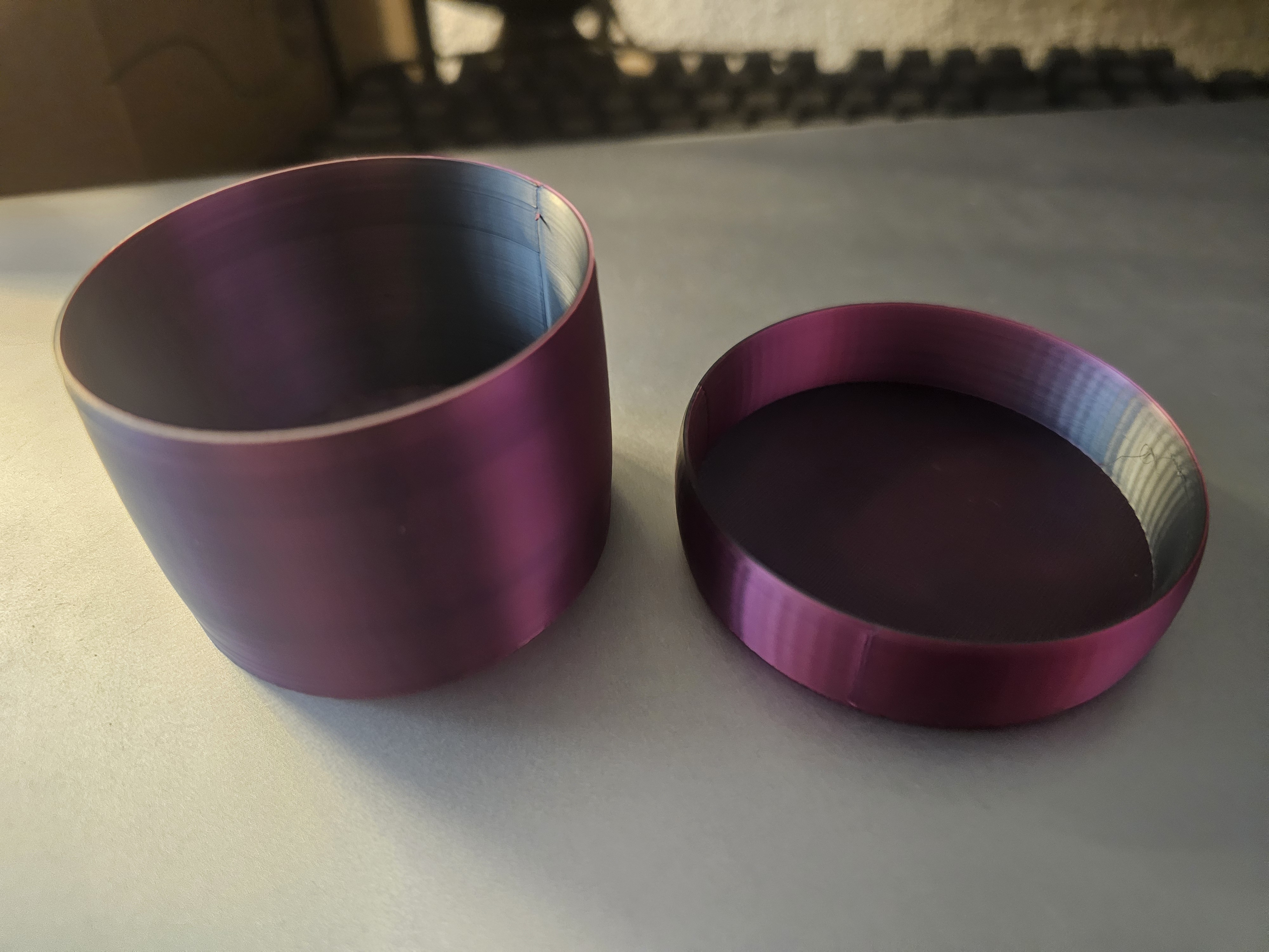 Круглый контейнер в 3D-модели — стильное решение для дизайна интерьера для 3D принтера