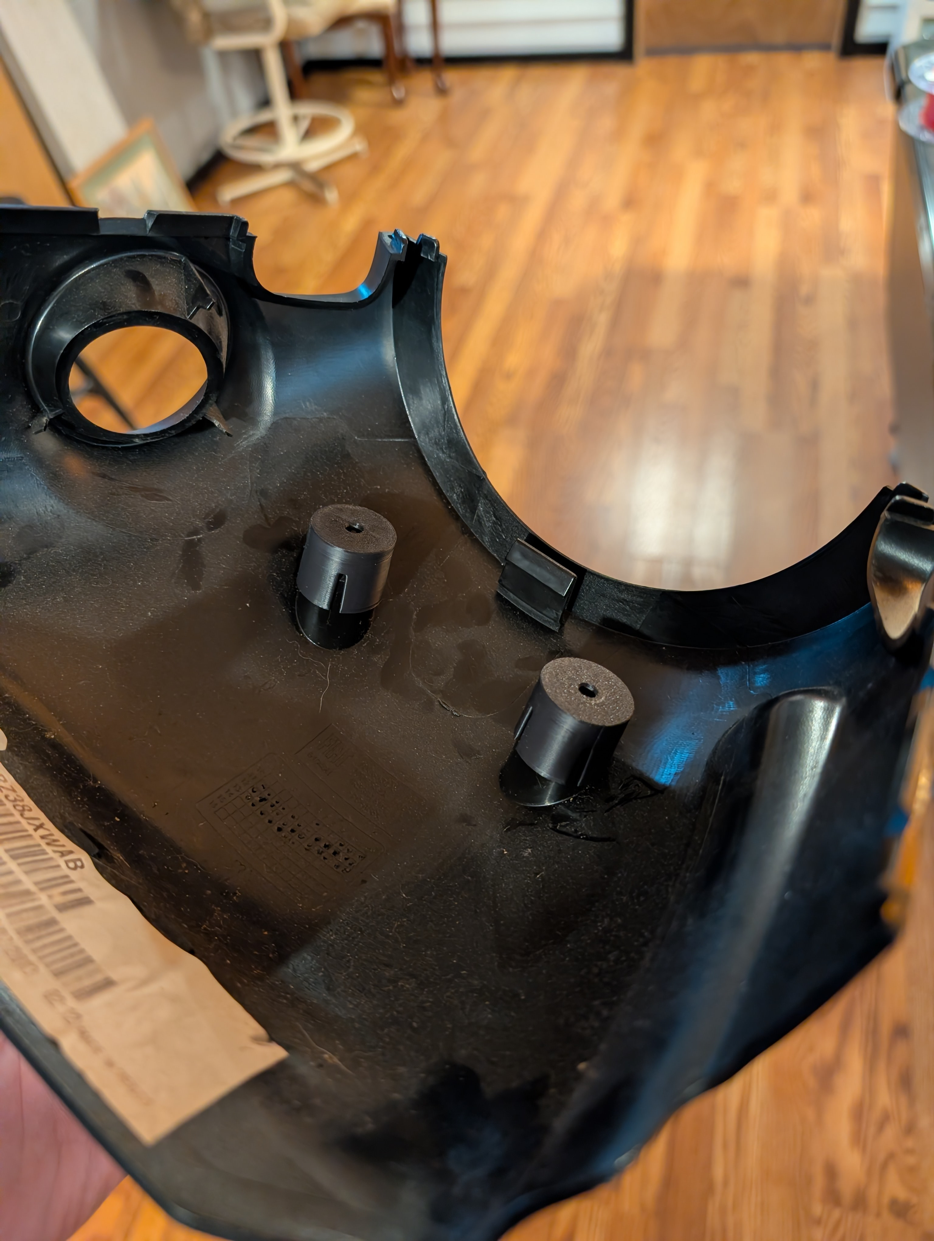 Ремонт рулевой колонки Fiat 500 в 3D-модели для 3D принтера