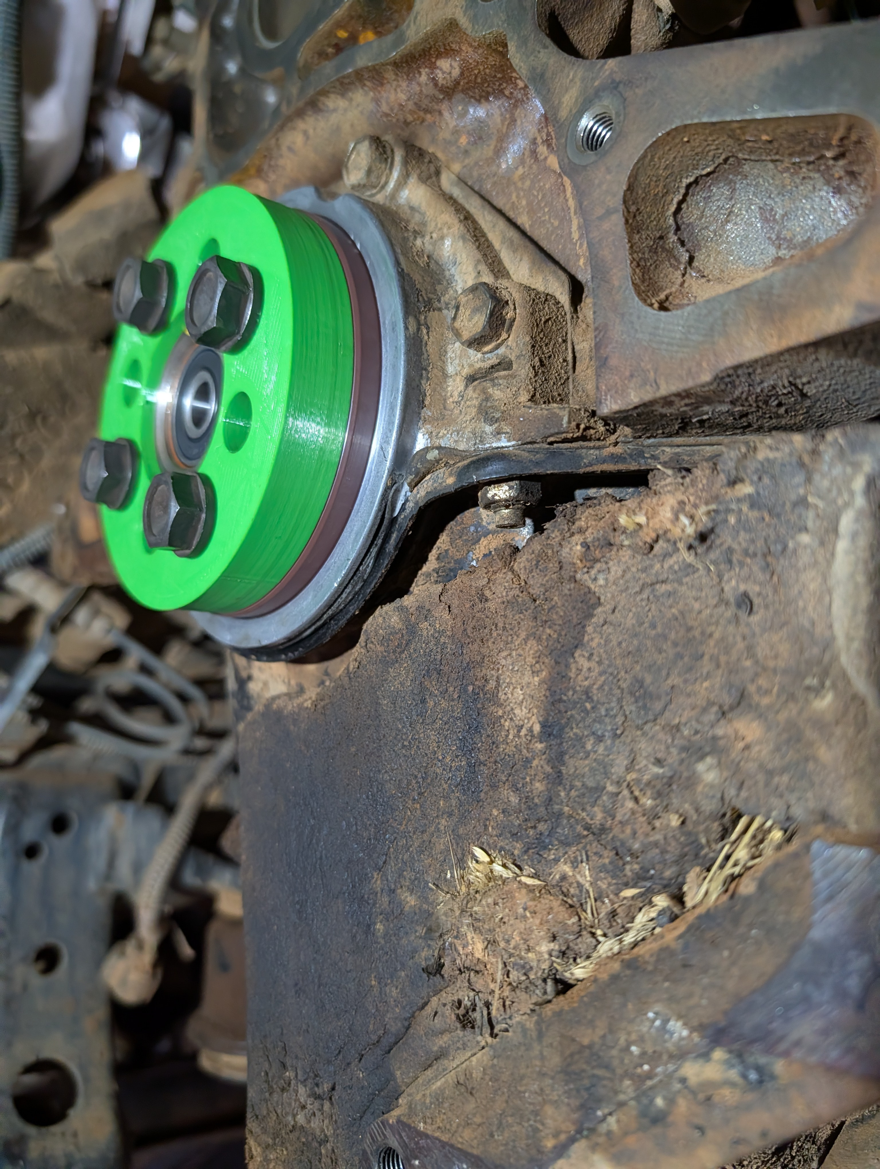 Точная 3D-модель Hilux 2002 заднего сальника коленвала 🔧🚗 для 3D принтера