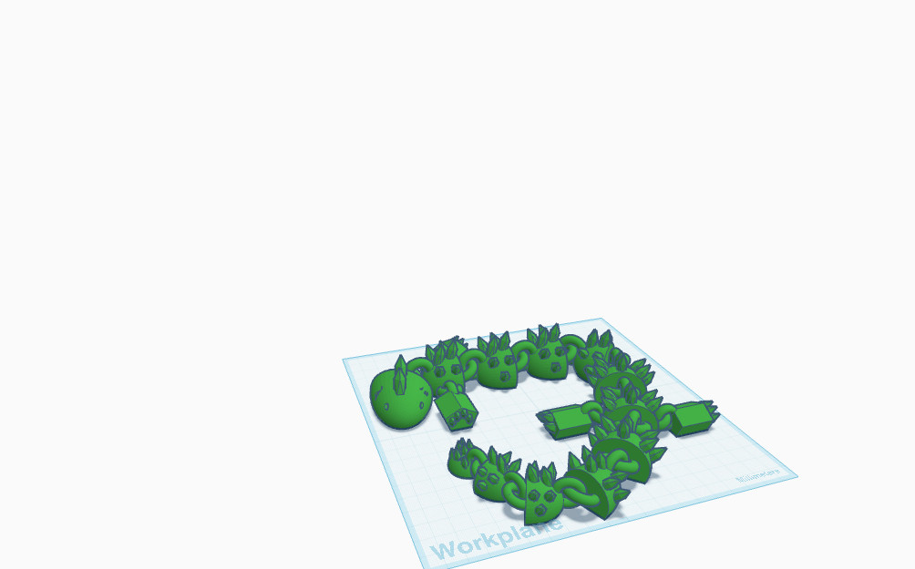 Крутая 3D-модель шипастого дракона ✨ для 3D принтера