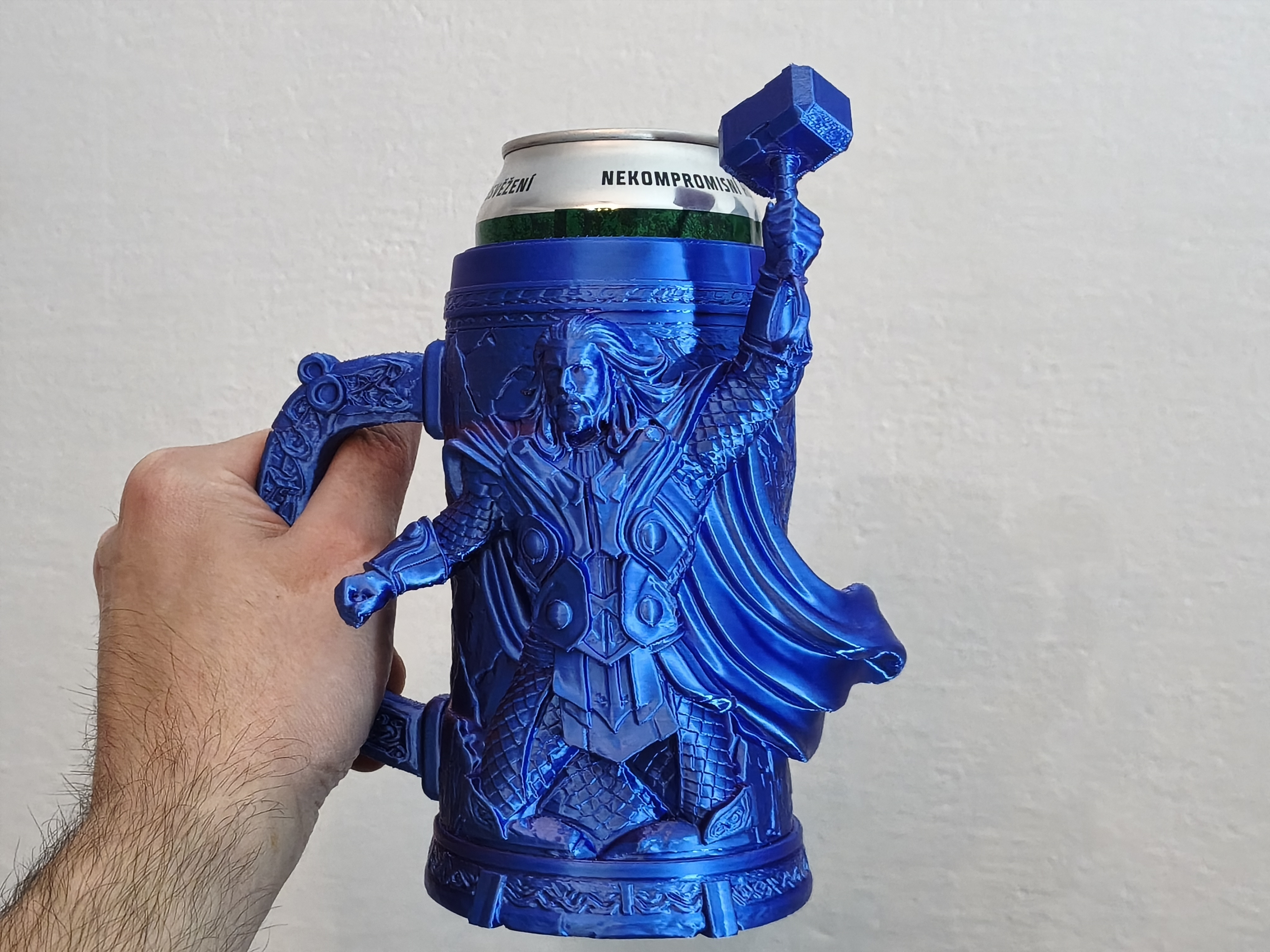 Тор - держатель банок пива в стиле Marvel для 3D принтера