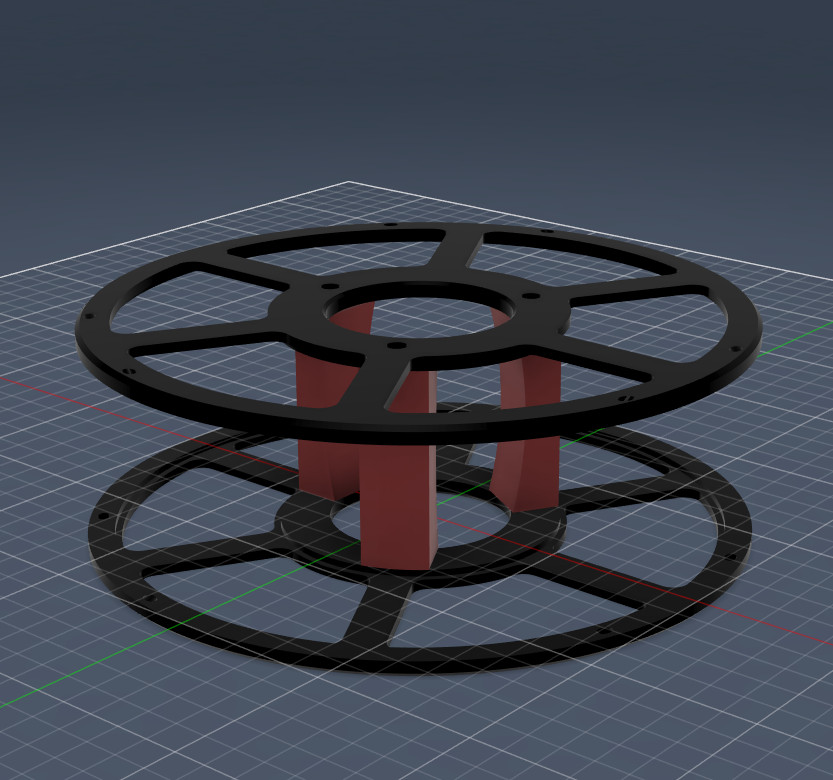 Лёгкая многоразовая катушка для нити — идеальный выбор! для 3D принтера