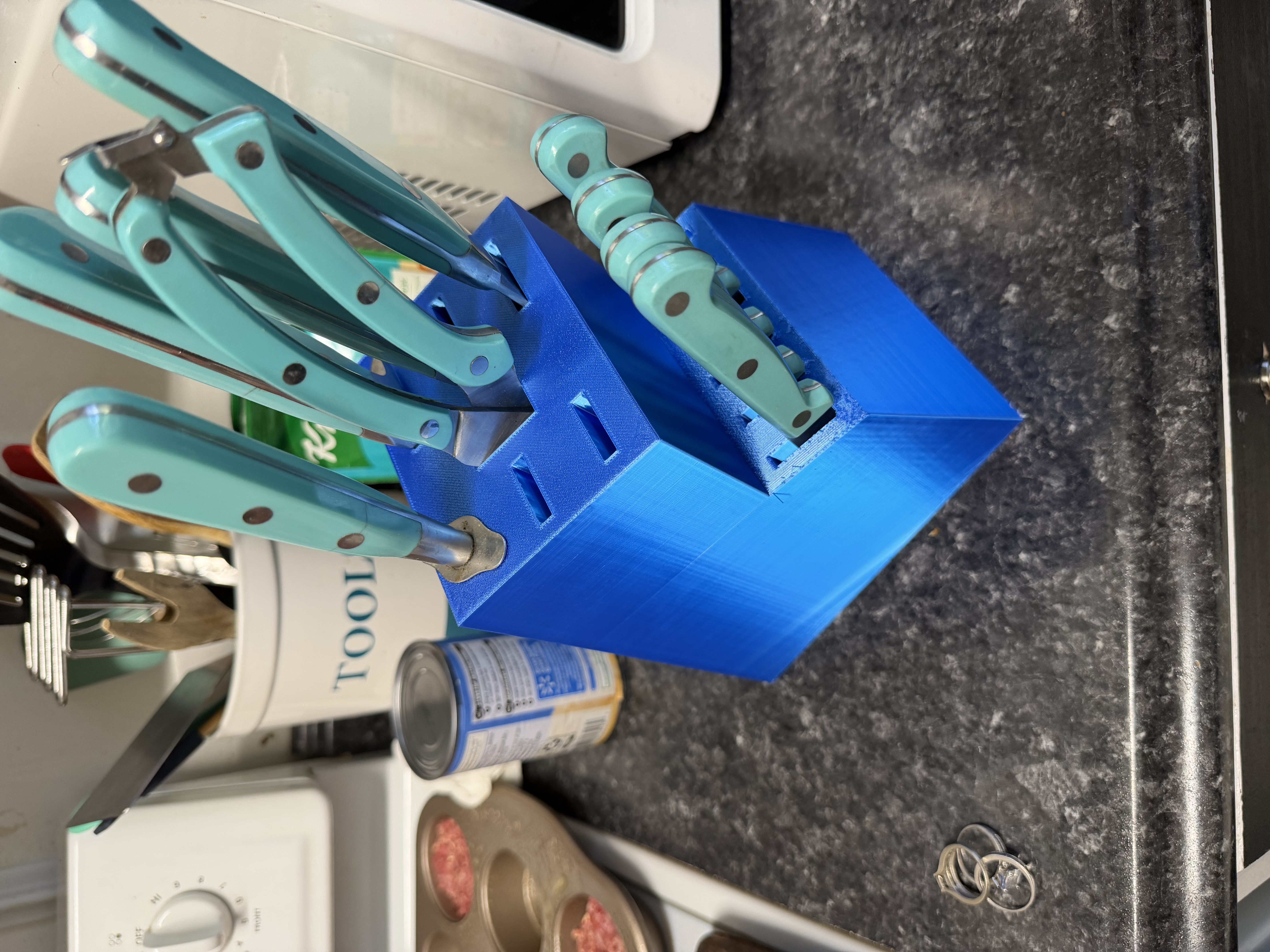 Креативный ножевой блок Remixed Pioneer Woman — оригинальное украшение кухни для 3D принтера