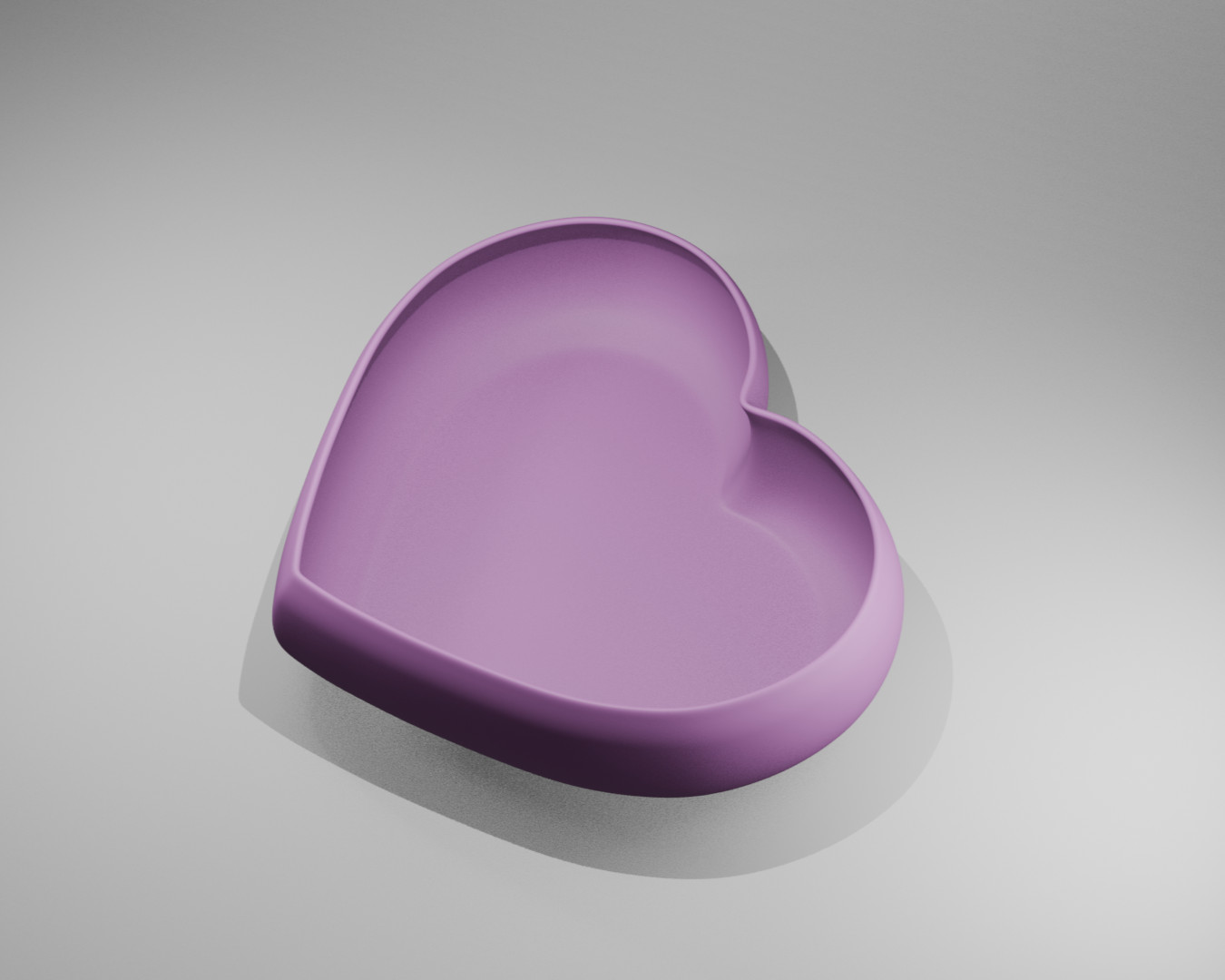 Коробочка-сердце — стильное хранилище украшений (.OBJ/.STL файл) для 3D принтера