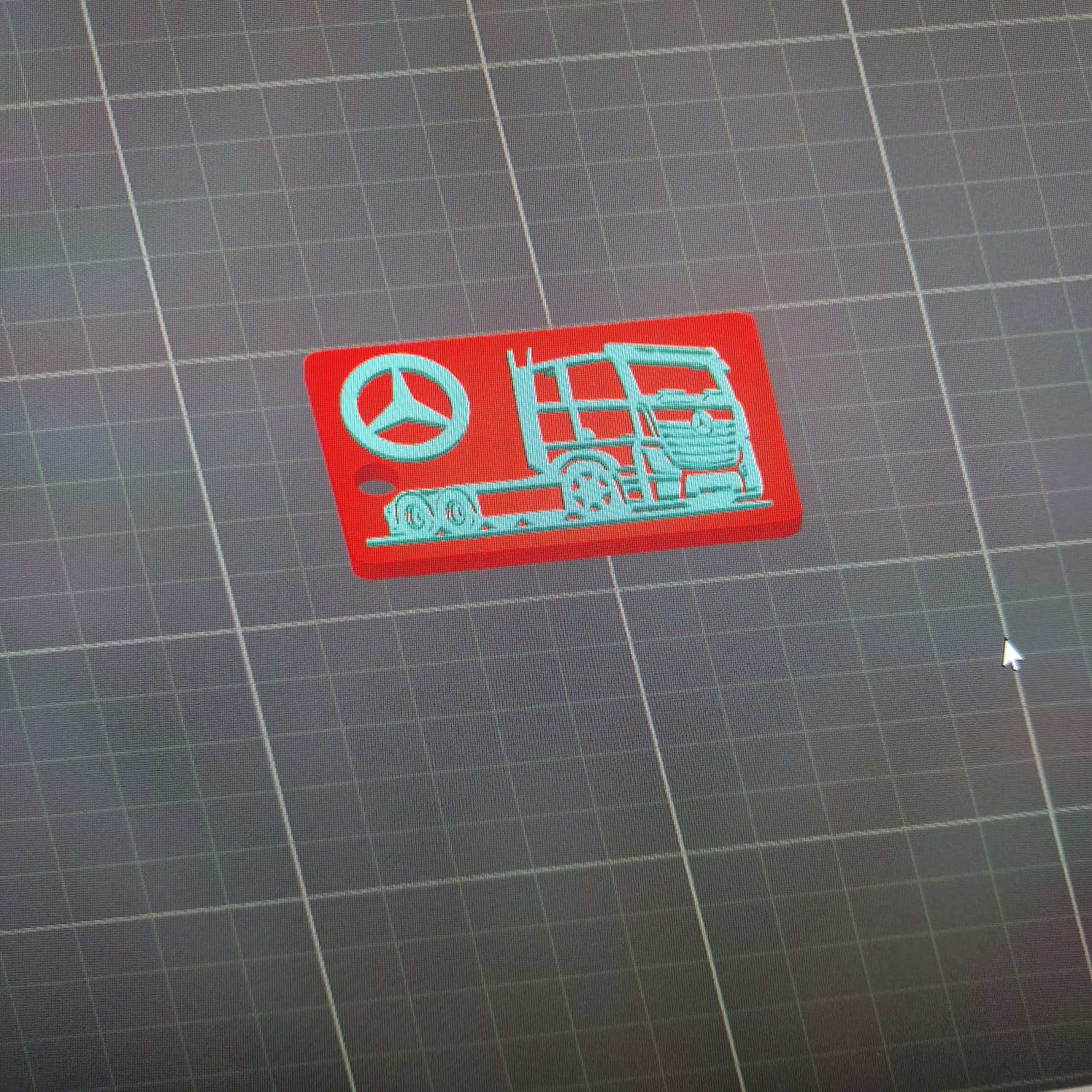 Ключница-грузовик: стильный аксессуар ручной работы для 3D принтера