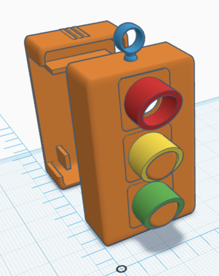 Креативный светильник LED Traffic Light Pendant — стильный акцент интерьера! для 3D принтера