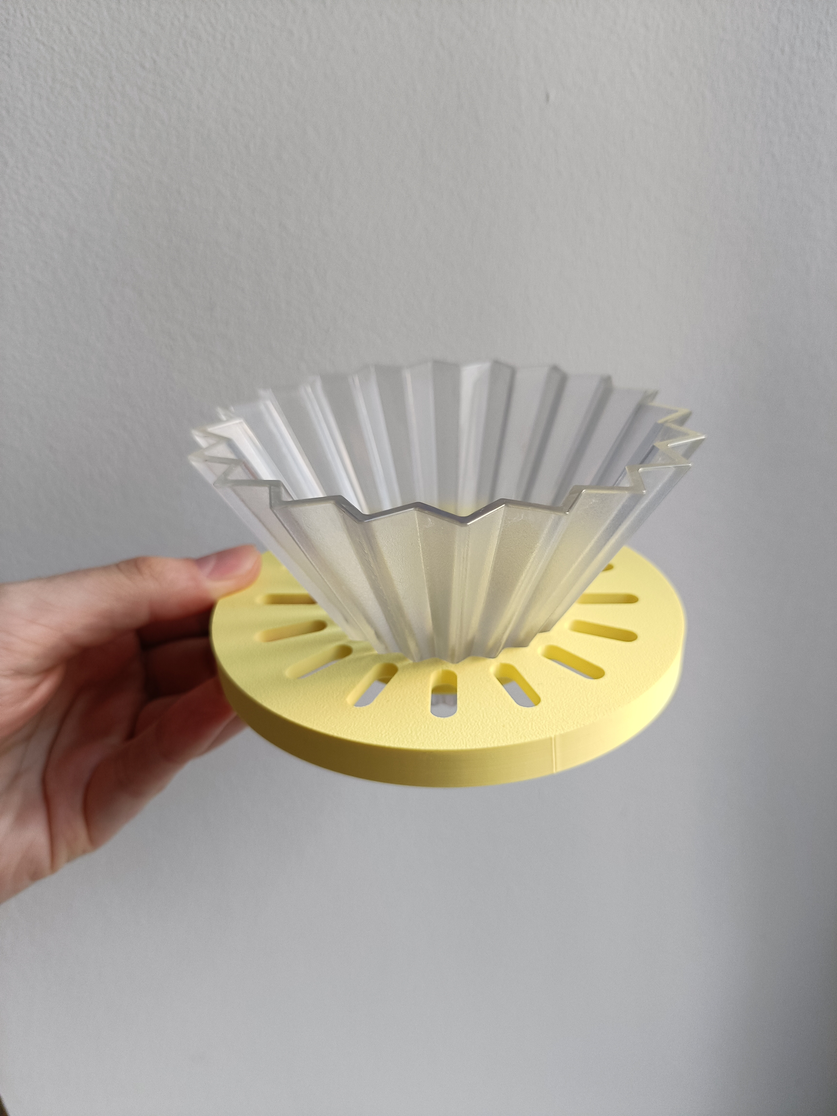 Красивая подставка Origami Dripper Stand V2 — стильная деталь интерьера для 3D принтера