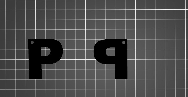 Ключница "P": стильная зеркальная копия для настоящих ценителей уникальности для 3D принтера