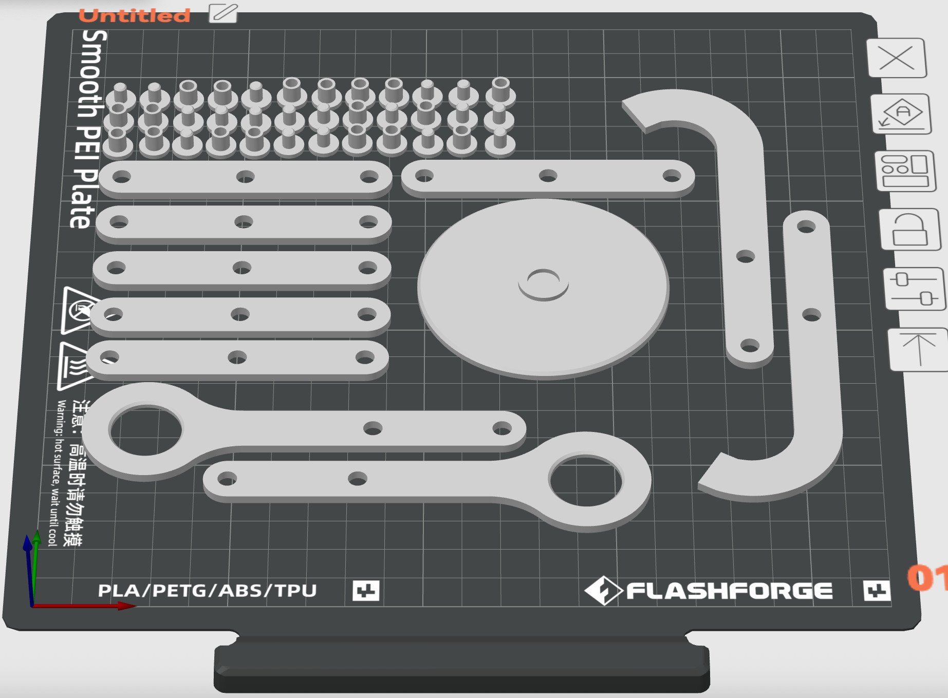 Игрушка-граббер Scissor Arm Grabber Toy для AD5X ✨🎮 для 3D принтера