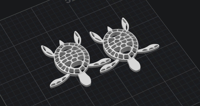 Реалистичные черепашки в 3D-модели: две очаровательные черепахи для 3D принтера