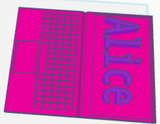 🖥️ 3D Модель ноутбука "Alice" — стильное вдохновение для творчества! для 3D принтера