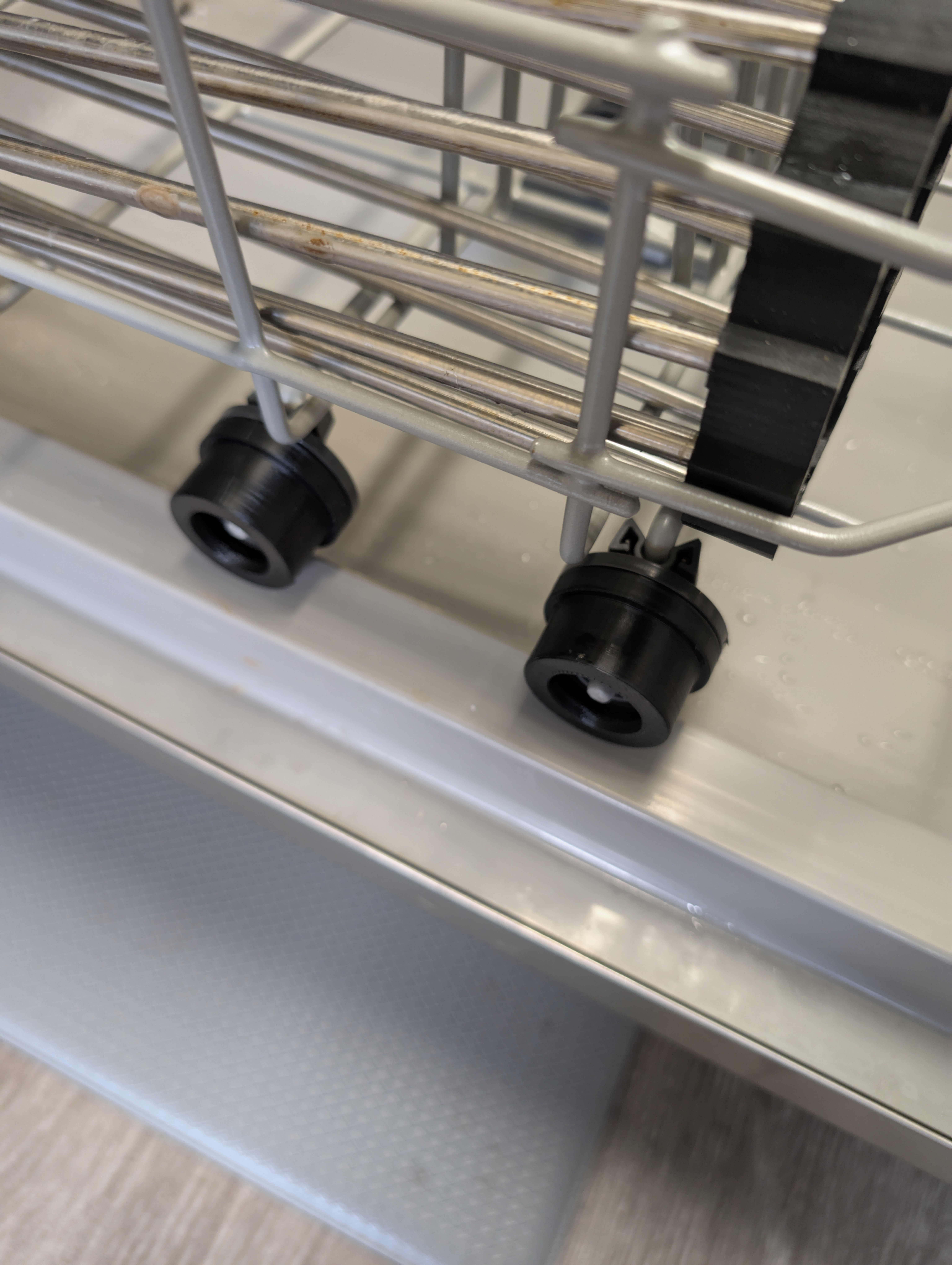 Ремонт колеса нижней корзины посудомоечной машины GE для 3D принтера