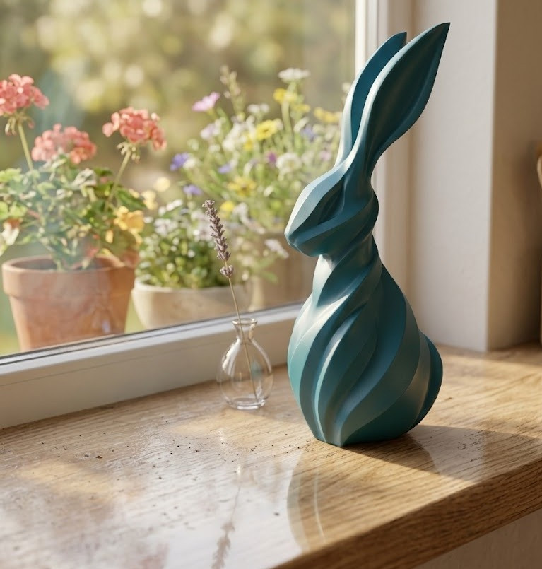 Minimalist Twist Bunny для 3D принтера