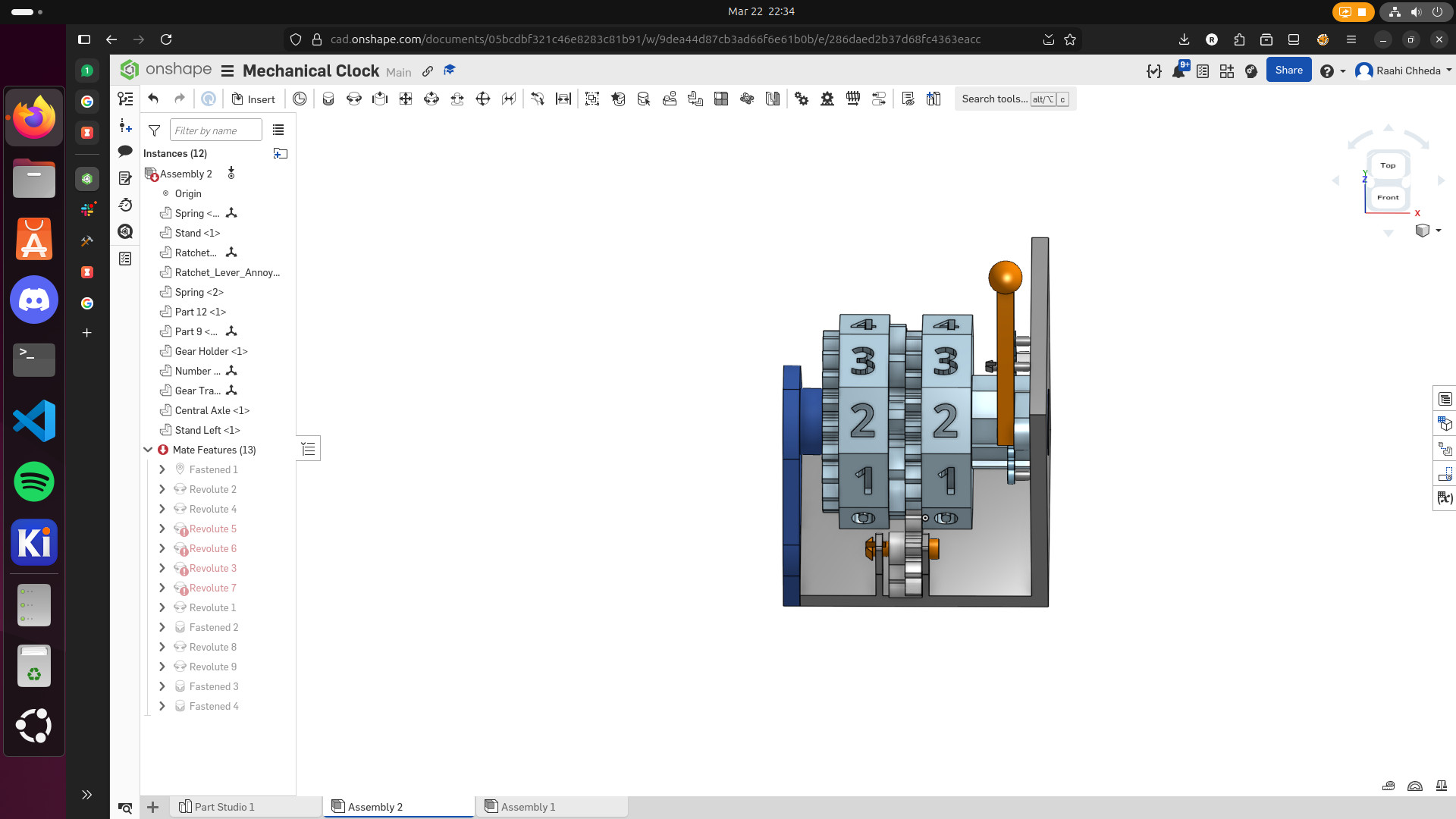 Механический счетчик — уникальная 3D-модель для вдохновения дизайнеров для 3D принтера
