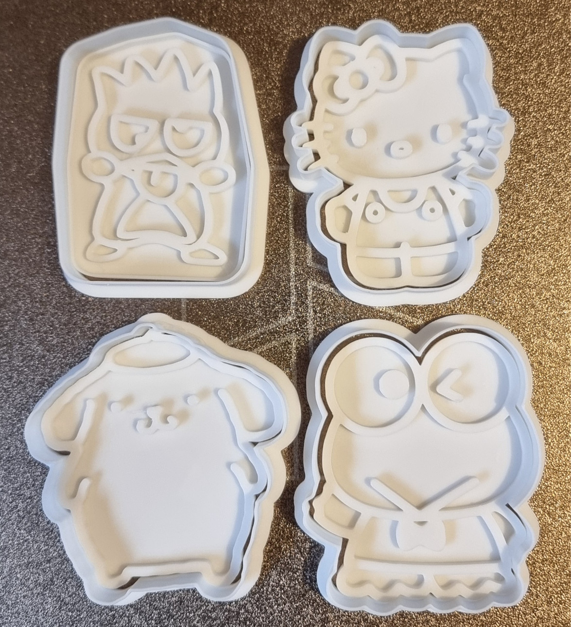 Набор формочек Sanrio Cookie Cutter Set 2 — идеальный подарок каждому сладкоежке! для 3D принтера