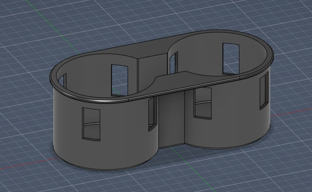 Качественная 3D-модель подстаканника для Volkswagen Jetta 2016 года для 3D принтера