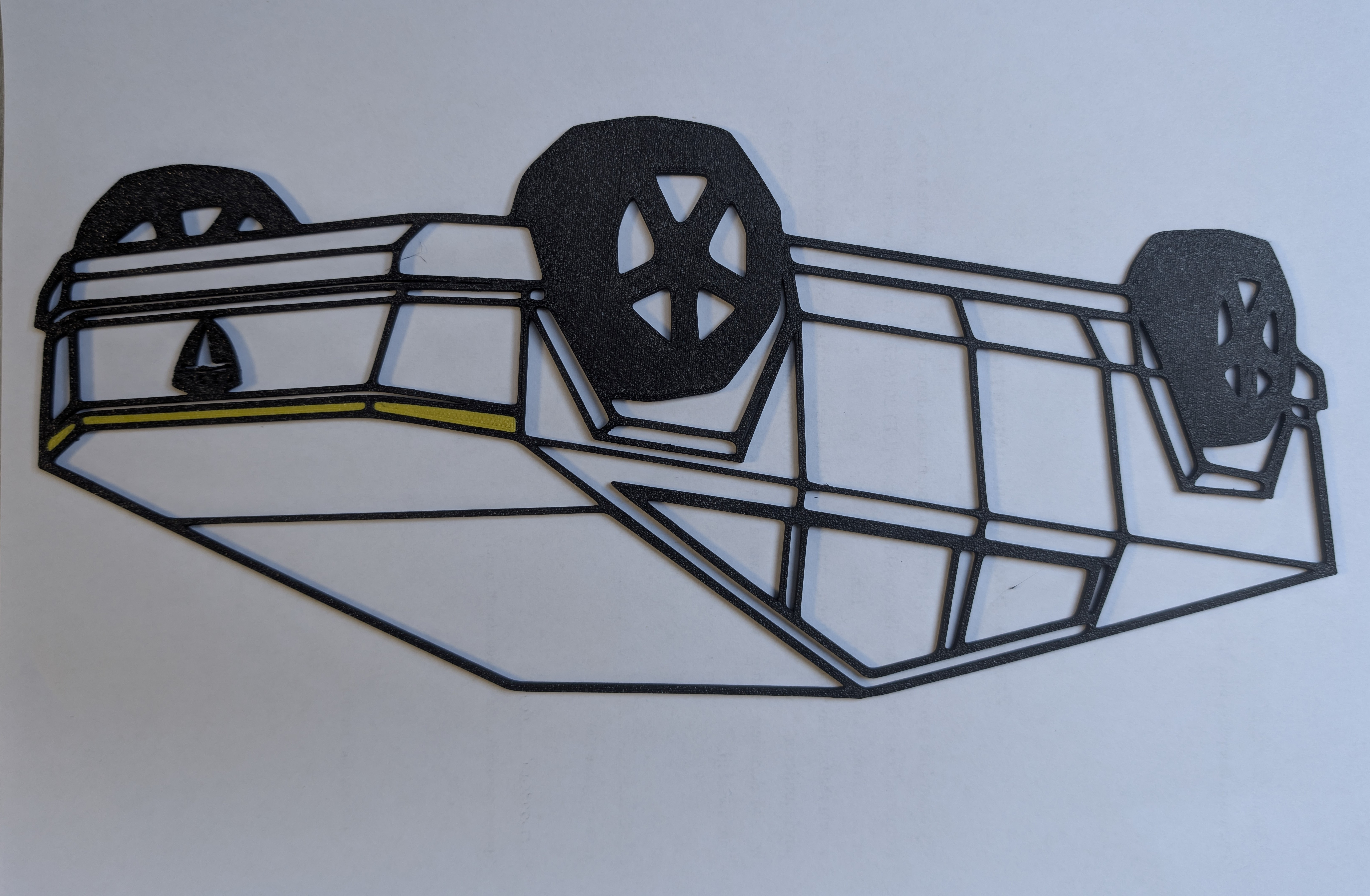 Эксклюзивная 3D-модель декора стены Tesla Cybertruck для 3D принтера