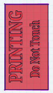 Креативная 3D-модель 'Do Not Touch' — Скачай бесплатно! для 3D принтера