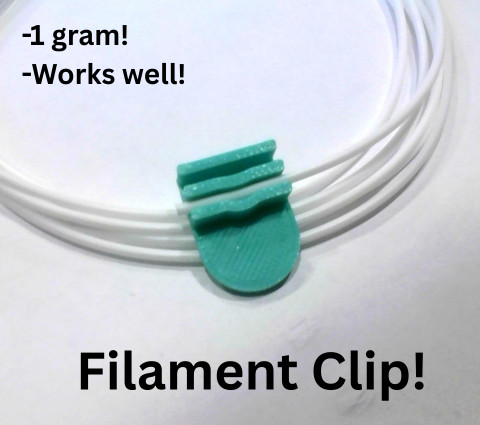 Фильмент-клип Filament Clip — точный вес нити 1 грамм 🔸️ для 3D принтера