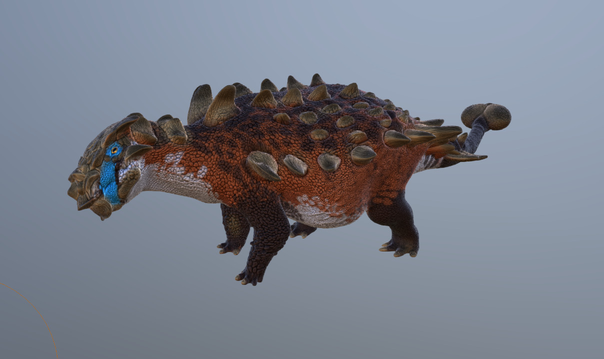 Nodocephalosaurus для 3D принтера