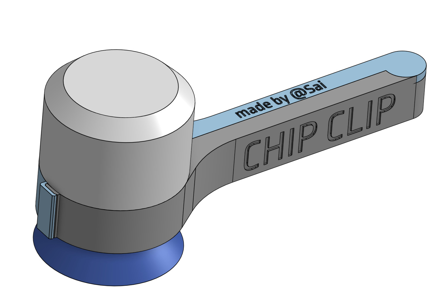 Удобный клип для упаковки чипсов — Chip Bag Clip для 3D принтера