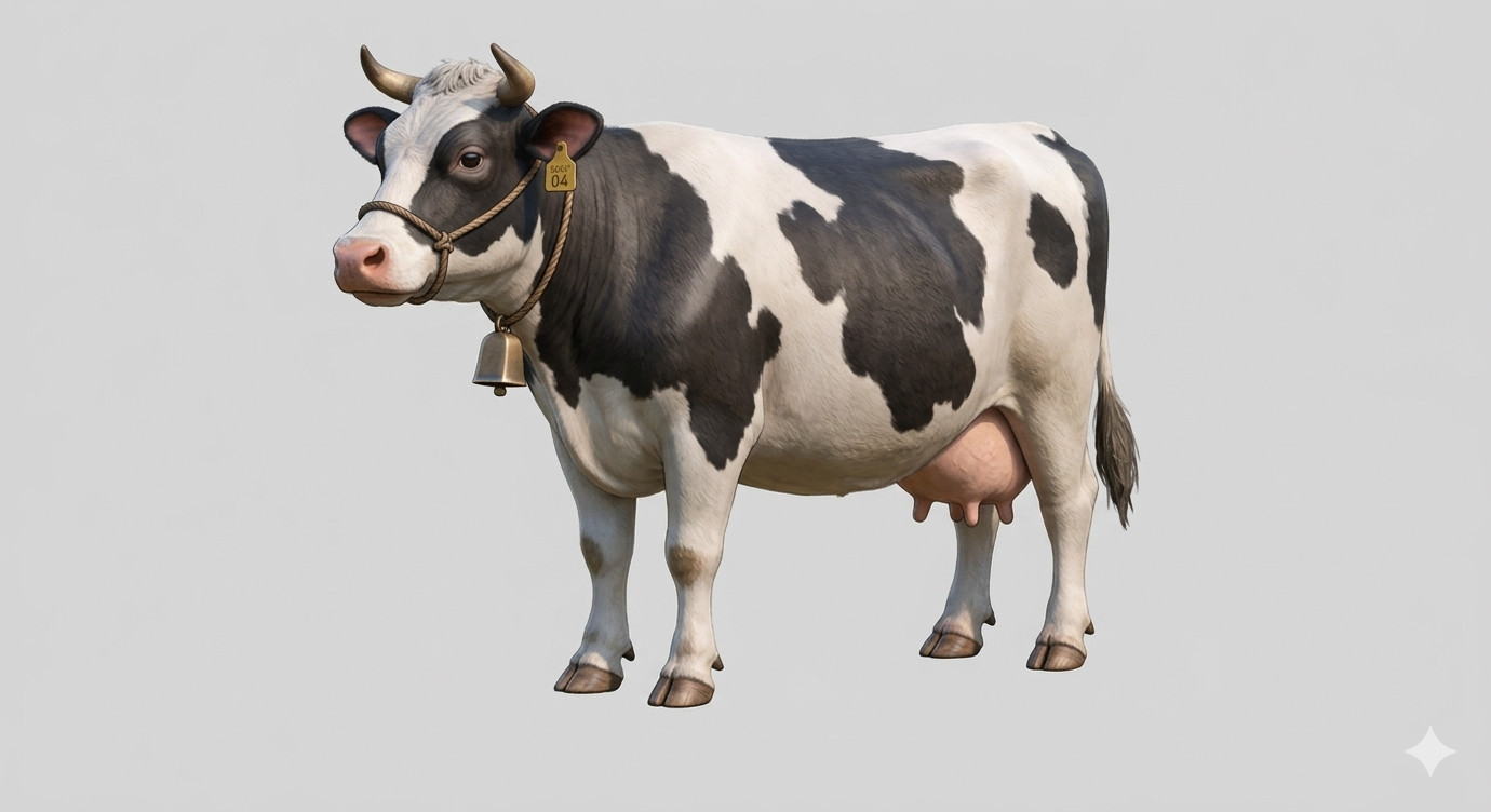 🐄 Реалистичная корова от Farmer's Cow — вдохновение для фермерских проектов! для 3D принтера